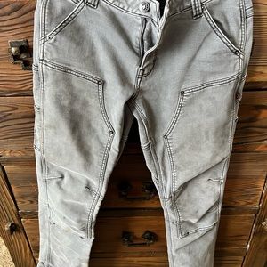 Layered warm Dovetail pants size 10/34. Worn but has lots of life in them.